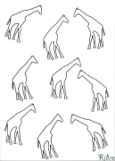 giraffe Coloring Pages To Print